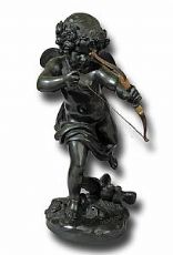 Antica Scultura in bronzo , Cupido 