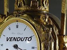 Pendola Vaso Neoclassico - Julien Béliard - Francia, Primo Impero - XIX secolo