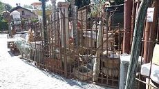 cancello antico epoca 700 chiodato