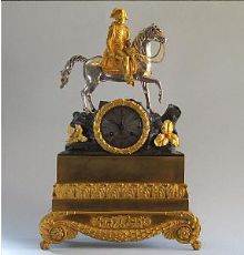 Pendola Borne - Napoleone I a cavallo - Francia 1830