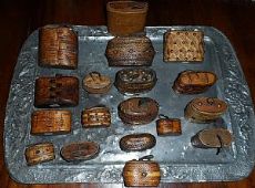 Collezione di tabacchiere alpigiane