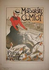 Motocycles Comiot - T. A. Steinlen 1895-1900