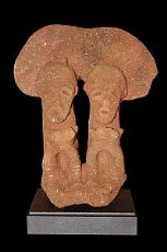 Personaggi, terracotta, Sokoto, regione di Dange, Nigeria