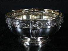 Portacaviale in argento e vetro - 1930 (circa)