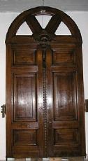 ptn018 PORTONE IN NOCE ep 800 altezza max 3,73 porta larg. 187 x alt. 274