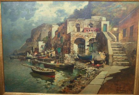 Dipinto ad olio su tela cm. 70 x 90