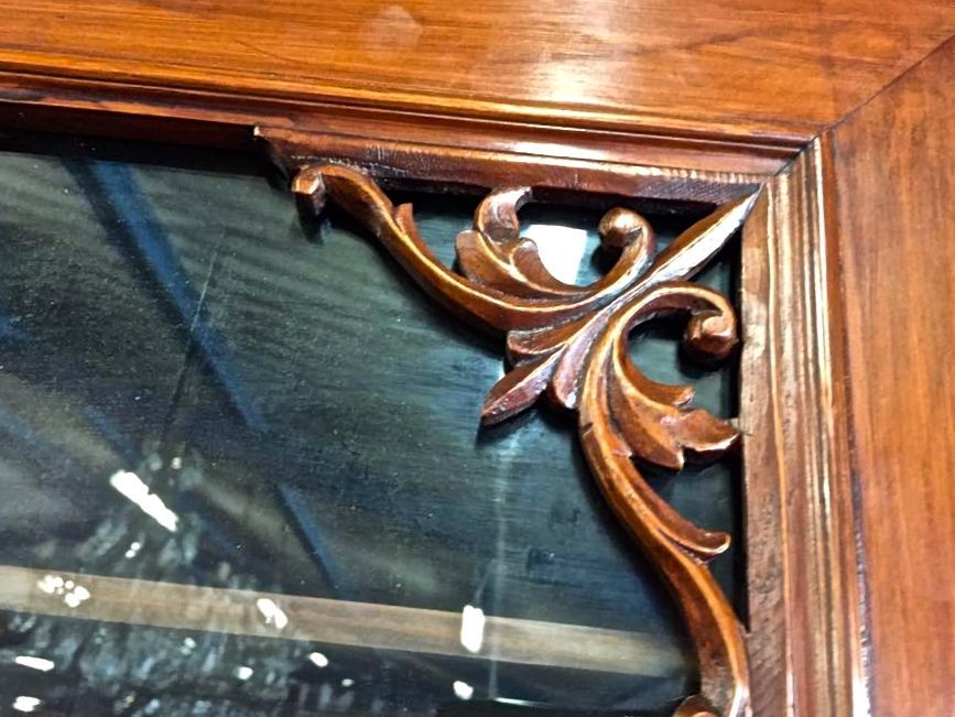 Antica credenza sarda del campidano in pitchipine della fine dell'800